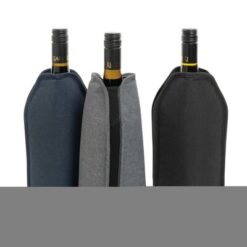 Cooler do wina Vino RPET z nadrukiem Twojego logo, materiał: rpet, kolor: niebieski