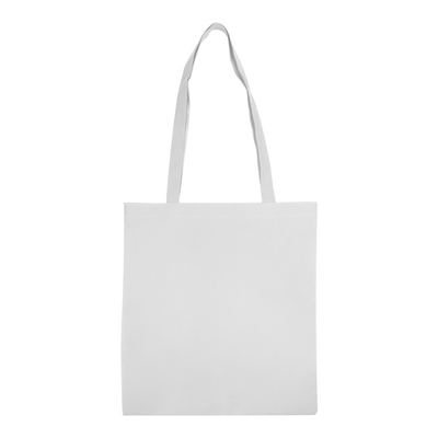 Torba na zakupy | Santrell z nadrukiem Twojego logo, materiał: non-woven, kolor: biały Torba na zakupy | Santrell z nadrukiem Twojego logo, materiał: non-woven, kolor: biały