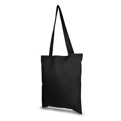 Torba na zakupy | Santrell z nadrukiem Twojego logo, materiał: non-woven, kolor: czarny Torba na zakupy | Santrell z nadrukiem Twojego logo, materiał: non-woven, kolor: czarny