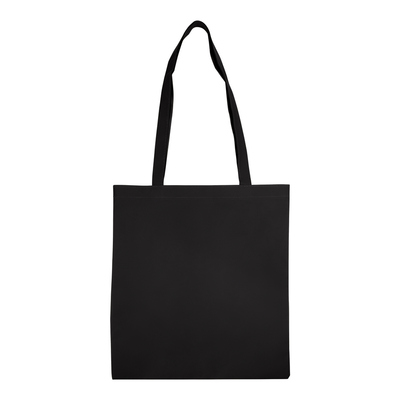 Torba na zakupy | Santrell z nadrukiem Twojego logo, materiał: non-woven, kolor: czarny Torba na zakupy | Santrell z nadrukiem Twojego logo, materiał: non-woven, kolor: czarny