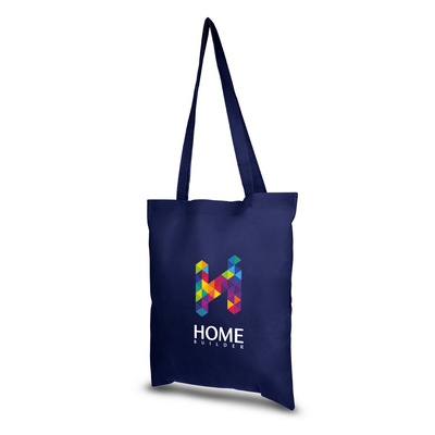 Torba na zakupy | Santrell z nadrukiem Twojego logo, materiał: non-woven, kolor: granatowy Torba na zakupy | Santrell z nadrukiem Twojego logo, materiał: non-woven, kolor: granatowy