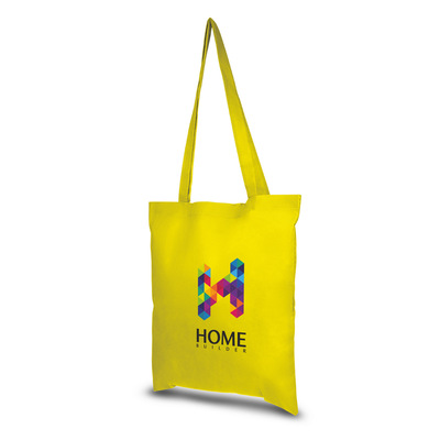 Torba na zakupy | Santrell z nadrukiem Twojego logo, materiał: non-woven, kolor: żółty Torba na zakupy | Santrell z nadrukiem Twojego logo, materiał: non-woven, kolor: żółty