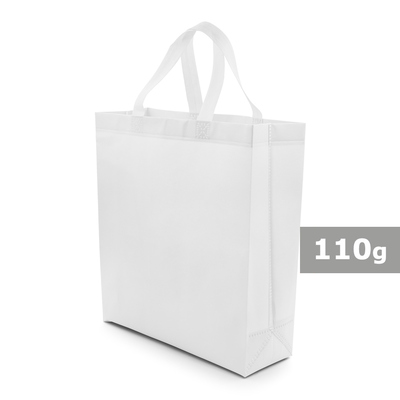 Torba na zakupy | Darragh z nadrukiem Twojego logo, materiał: non-woven, kolor: biały Torba na zakupy | Darragh z nadrukiem Twojego logo, materiał: non-woven, kolor: biały
