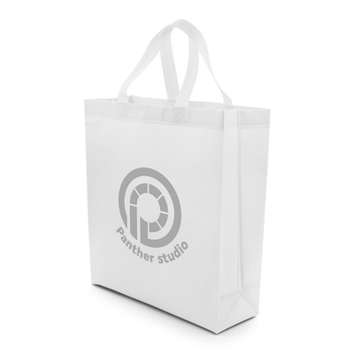 Torba na zakupy | Darragh z nadrukiem Twojego logo, materiał: non-woven, kolor: biały Torba na zakupy | Darragh z nadrukiem Twojego logo, materiał: non-woven, kolor: biały