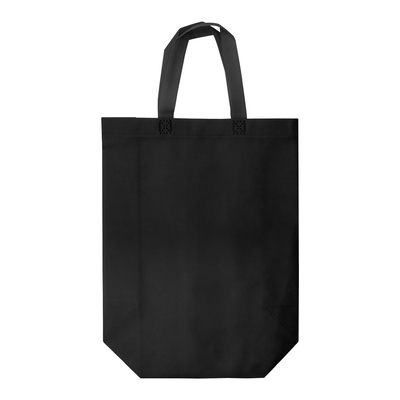 Torba na zakupy | Darragh z nadrukiem Twojego logo, materiał: non-woven, kolor: czarny Torba na zakupy | Darragh z nadrukiem Twojego logo, materiał: non-woven, kolor: czarny
