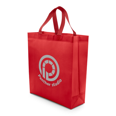 Torba na zakupy | Darragh z nadrukiem Twojego logo, materiał: non-woven, kolor: czerwony Torba na zakupy | Darragh z nadrukiem Twojego logo, materiał: non-woven, kolor: czerwony