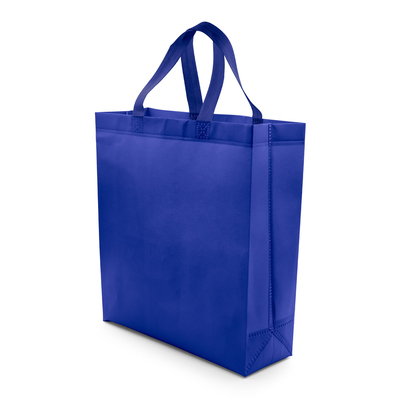 Torba na zakupy | Darragh z nadrukiem Twojego logo, materiał: non-woven, kolor: niebieski Torba na zakupy | Darragh z nadrukiem Twojego logo, materiał: non-woven, kolor: niebieski