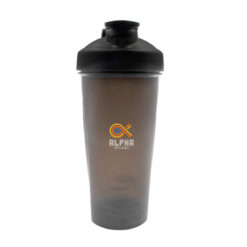 Butelka sportowa 750 ml, shaker | Urelles z nadrukiem Twojego logo, materiał: metal, pp, pe, kolor: czarny