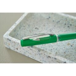 Długopis żelowy z zatyczką z nadrukiem Twojego logo, materiał: metal, plastik, kolor: czarny