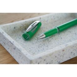 Długopis żelowy z zatyczką z nadrukiem Twojego logo, materiał: metal, plastik, kolor: czarny