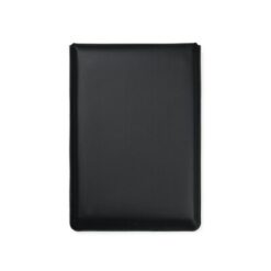 Pokrowiec na laptopa 16" VINGA Timo, RPET z nadrukiem Twojego logo, materiał: pu, poliester, kolor: czarny