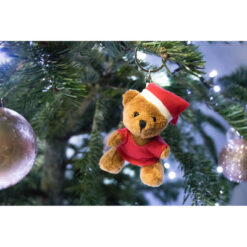 Pluszowy miś, brelok | Eldian z nadrukiem Twojego logo, materiał: plusz, kolor: brązowy