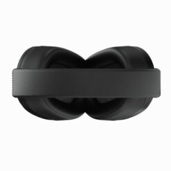 Bezprzewodowe słuchawki nauszne z recyklingu Irvine ANC z nadrukiem Twojego logo, kolor: czarny