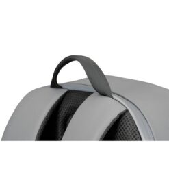 Bobby Edge plecak chroniący przed kieszonkowcami z nadrukiem Twojego logo, materiał: pu, rpet, kolor: szary