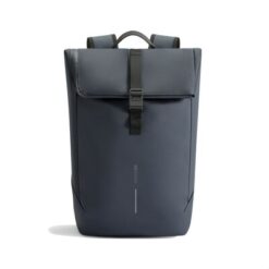 Plecak na laptopa 16" Urban Flap-Top z nadrukiem Twojego logo, materiał: pu, rpet, kolor: niebieski