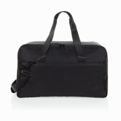 Torba na laptopa 15,6" Swiss Peak z nadrukiem Twojego logo, materiał: rpet, kolor: czarny