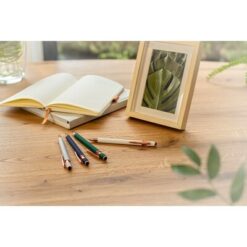 Długopis z nadrukiem Twojego logo, materiał: plastik, aluminium, stal, kolor: czarny