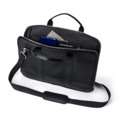 Torba na laptopa 15" z nadrukiem Twojego logo, materiał: metal, skóra, nylon, kolor: czarny