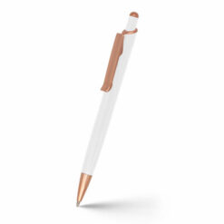 Długopis | Serafin z nadrukiem Twojego logo, materiał: metal, aluminium, kolor: biały