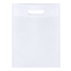Torba z nadrukiem Twojego logo, materiał: non-woven, kolor: biały