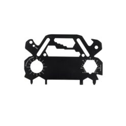 Narzędzie wielofunkcyjne "samochód", 30 funkcji z nadrukiem Twojego logo, materiał: stal nierdzewna, stal, kolor: czarny