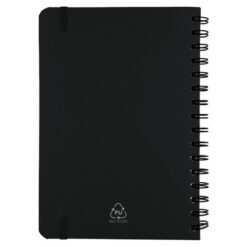 Notatnik ok. A5 z nadrukiem Twojego logo, materiał: pu, kolor: czarny