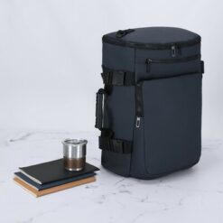 Plecak na laptopa 15" z nadrukiem Twojego logo, materiał: pu, kolor: czarny