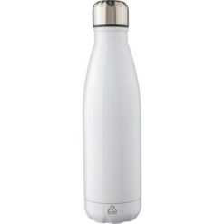 Butelka sportowa 650 ml z nadrukiem Twojego logo, materiał: stal nierdzewna, stal, kolor: biały