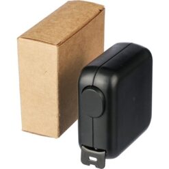 Miara 5m z nadrukiem Twojego logo, materiał: plastik, kolor: czarny