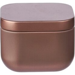 Świeczka zapachowa z nadrukiem Twojego logo, materiał: metal, kolor: brązowy