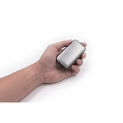 Głośnik bezprzewodowy BrandCharger Nano z nadrukiem Twojego logo, materiał: aluminium, pu, kolor: szary