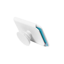 Wielofunkcyjny uchwyt do telefonu, stojak na telefon z nadrukiem Twojego logo, materiał: pp, kolor: biały