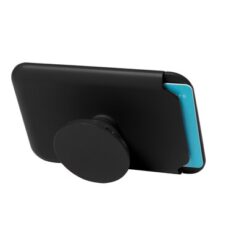 Wielofunkcyjny uchwyt do telefonu, stojak na telefon z nadrukiem Twojego logo, materiał: pp, kolor: czarny