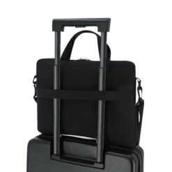 Torba na laptopa 14'' z nadrukiem Twojego logo, materiał: soft shell, kolor: czarny