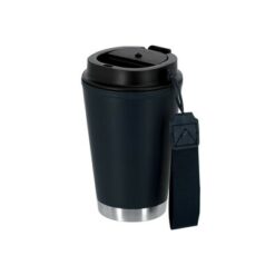 Kubek termiczny 300 ml ze stali nierdzewnej z recyklingu z nadrukiem Twojego logo, materiał: pp, stal nierdzewna, stal, kolor: granatowy