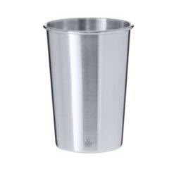 Kubek 350 ml ze stali nierdzewnej z recyklingu z nadrukiem Twojego logo, materiał: stal nierdzewna, stal, kolor: srebrny