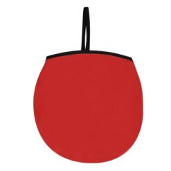 Osłona przeciwsłoneczna do samochodu, składana z nadrukiem Twojego logo, materiał: poliester, kolor: czerwony