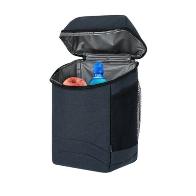 Plecak termoizolacyjny RPET z nadrukiem Twojego logo, materiał: poliester, peva, rpet, kolor: granatowy Plecak termoizolacyjny RPET z nadrukiem Twojego logo, materiał: poliester, peva, rpet, kolor: granatowy