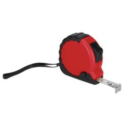 Miara 3m RABS z nadrukiem Twojego logo, kolor: czerwony