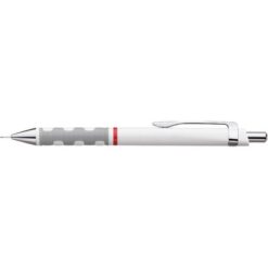 Długopis mechaniczny ABS rOtring Tikky z nadrukiem Twojego logo, materiał: metal, plastik, guma, kolor: biały