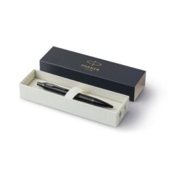 Długopis Parker IM z nadrukiem Twojego logo, materiał: metal, kolor: czarny