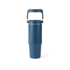 Butelka termiczna 880 ml VINGA Eos z nadrukiem Twojego logo, materiał: pp, stal nierdzewna, stal, kolor: niebieski
