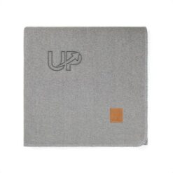 Koc VINGA Moulton RPET z nadrukiem Twojego logo, materiał: rpet, kolor: szary