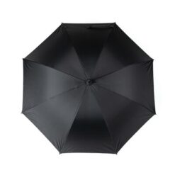 Parasol 23" VINGA Baltimore z nadrukiem Twojego logo, materiał: włókno szklane, rpet, kolor: czarny