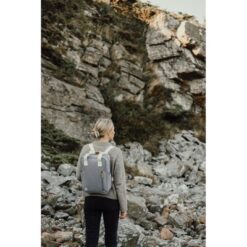 Plecak VINGA Sortino z nadrukiem Twojego logo, materiał: poliester, kolor: szary