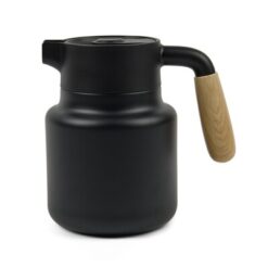 Dzbanek próżniowy 1200 ml VINGA Arbe RCS z nadrukiem Twojego logo, materiał: stal nierdzewna, stal, kolor: czarny