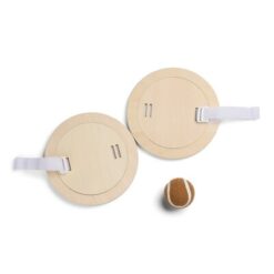 Gra zręcznościowa catch ball VINGA z nadrukiem Twojego logo, materiał: drewno, kolor: brązowy