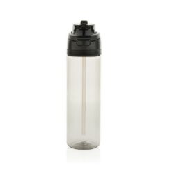 Butelka sportowa 800 ml Omni Sip RPET z nadrukiem Twojego logo, materiał: pp, rpet, kolor: czarny