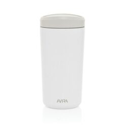 Kubek termiczny 400 ml Avira Alix z nadrukiem Twojego logo, materiał: pp, stal nierdzewna, stal, kolor: biały