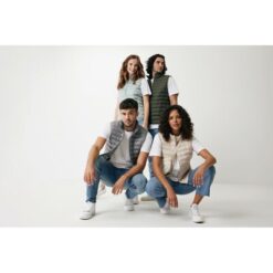 Męski bezrękawnik Iqoniq Meru, poliester z recyklingu z nadrukiem Twojego logo, materiał: poliester, kolor: beżowy